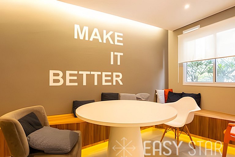 Easy Star - Aconchegante apartamento na Chacára St. Antonio