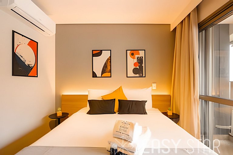 Easy Star – Encantador estudio en Novo Brooklin – IS03I