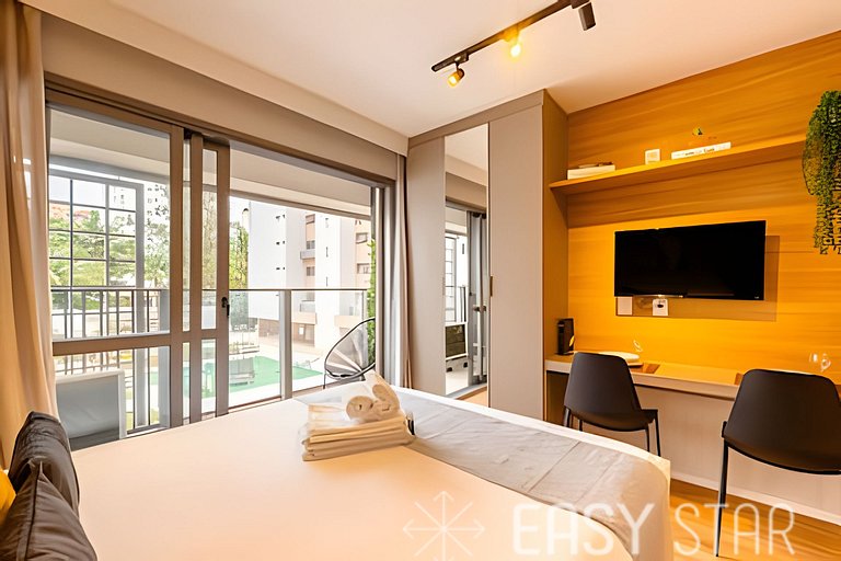 Easy Star – Encantador estudio en Novo Brooklin – IS03I