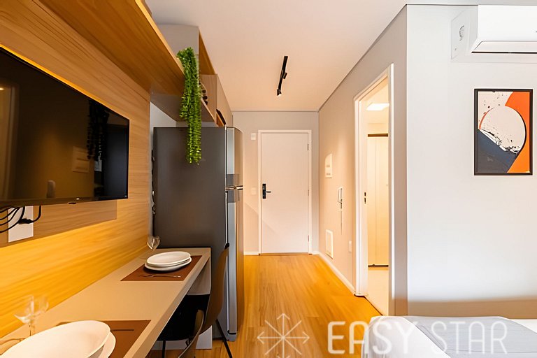 Easy Star - Charmoso studio no Novo Brooklin - IS03I