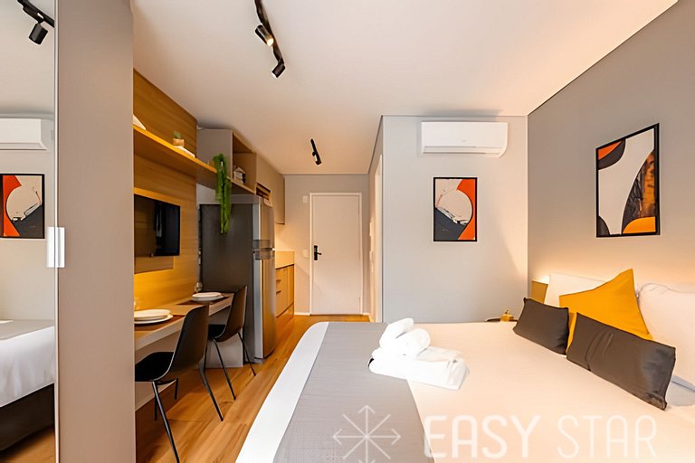 Easy Star - Charmoso studio no Novo Brooklin - IS03I