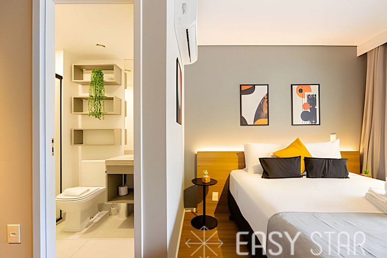 Easy Star – Encantador estudio en Novo Brooklin – IS03I