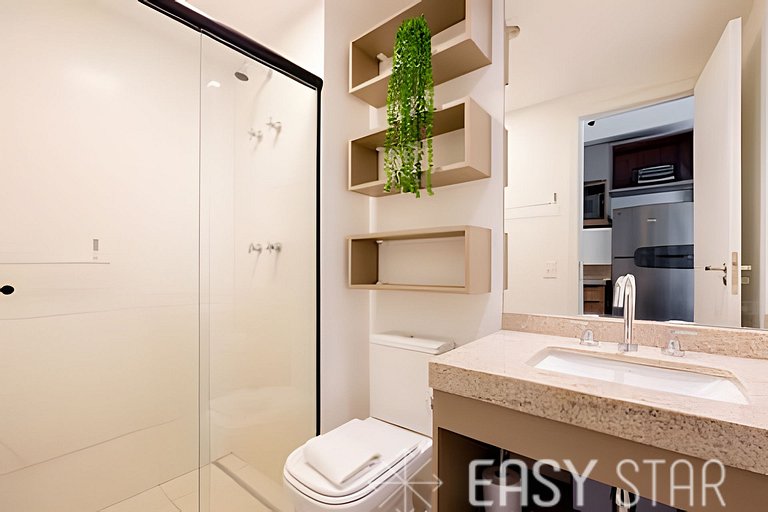 Easy Star – Encantador estudio en Novo Brooklin – IS03I