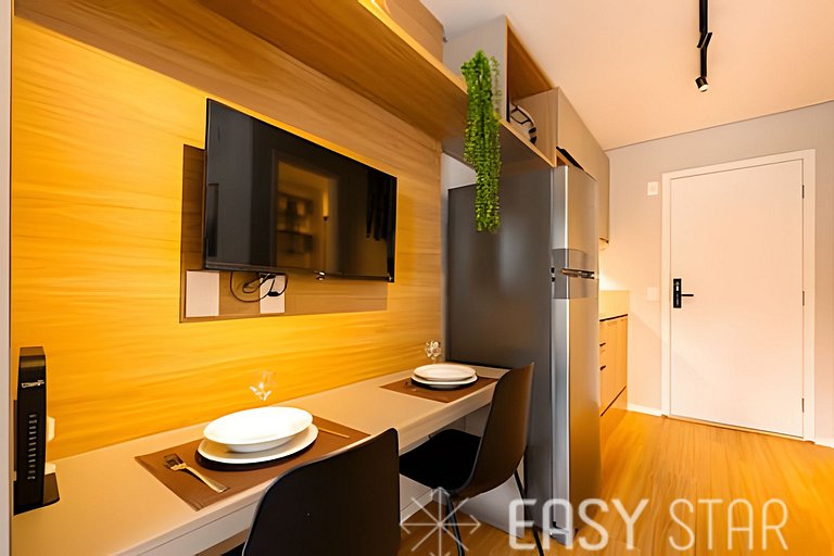 Easy Star – Encantador estudio en Novo Brooklin – IS03I