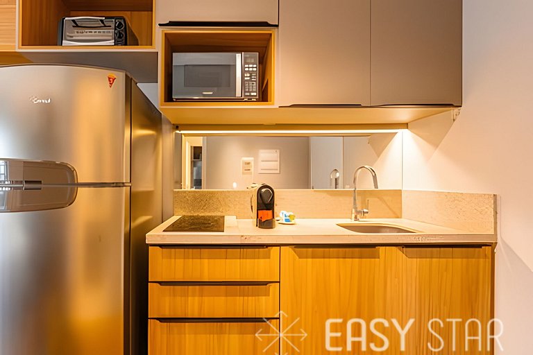 Easy Star – Encantador estudio en Novo Brooklin – IS03I