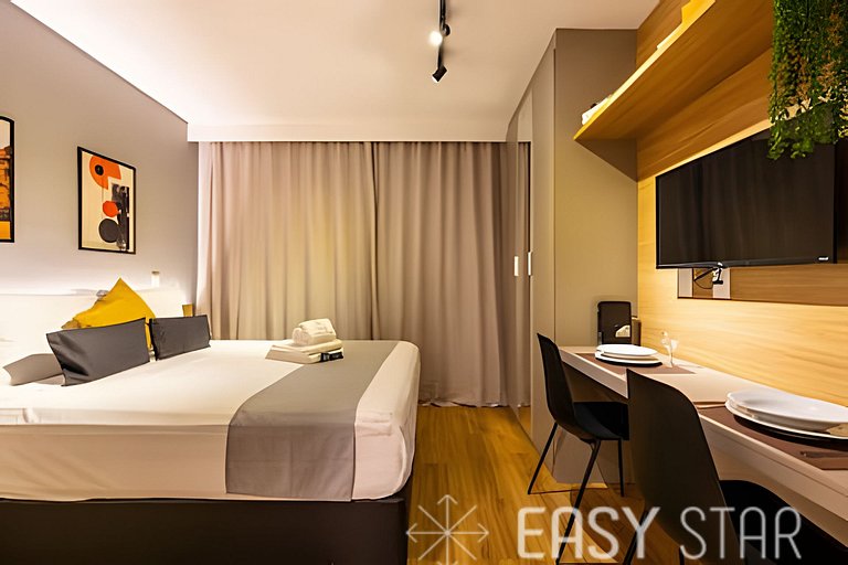 Easy Star – Encantador estudio en Novo Brooklin – IS03I