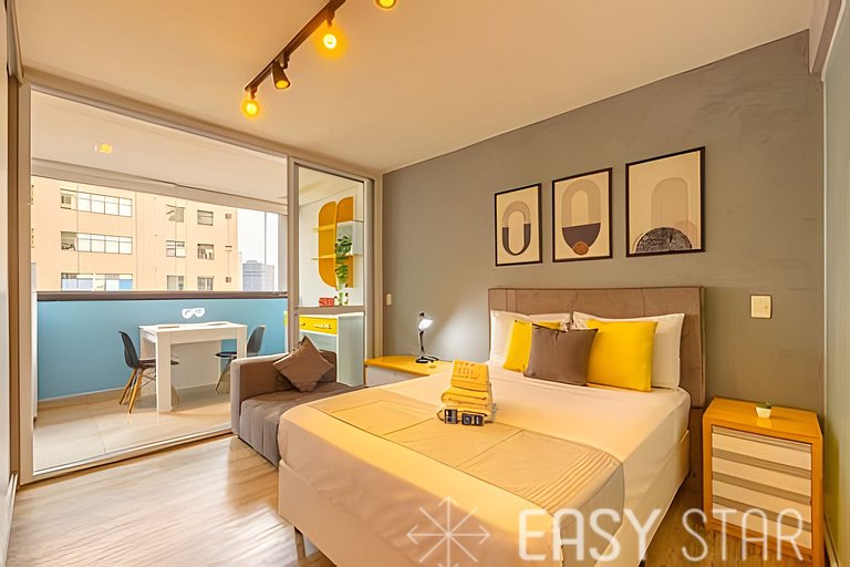 Easy Star - Contemporâneo studio na Vila Olimpia - IS05I