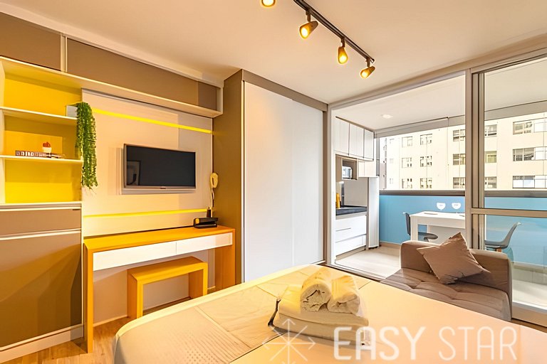 Easy Star - Contemporâneo studio na Vila Olimpia - IS05I