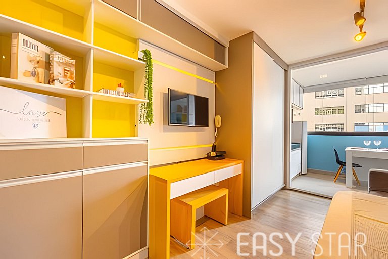 Easy Star - Contemporâneo studio na Vila Olimpia - IS05I