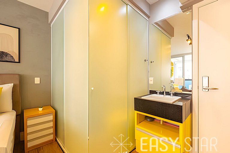Easy Star - Contemporâneo studio na Vila Olimpia - IS05I
