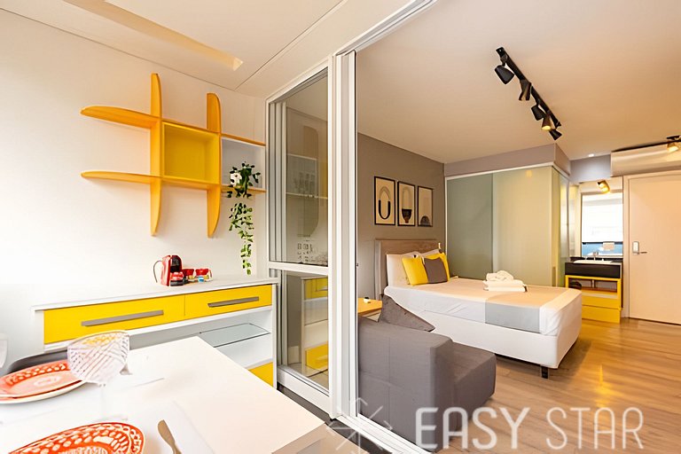 Easy Star - Contemporâneo studio na Vila Olimpia - IS05I