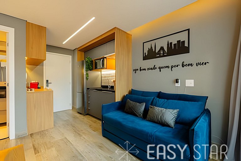 Easy Star - Luminoso studio em Pinheiros - IT01I