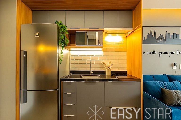 Easy Star - Luminoso studio em Pinheiros - IT01I
