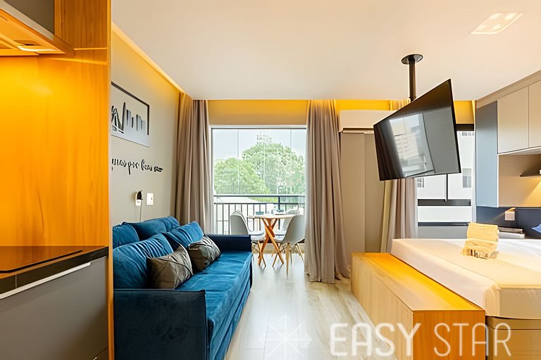 Easy Star - Luminoso studio em Pinheiros - IT01I