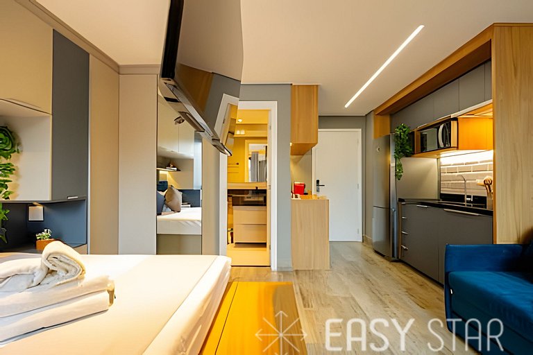 Easy Star - Luminoso studio em Pinheiros - IT01I