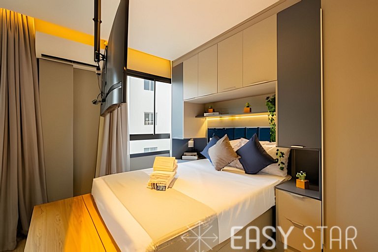 Easy Star - Luminoso studio em Pinheiros - IT01I