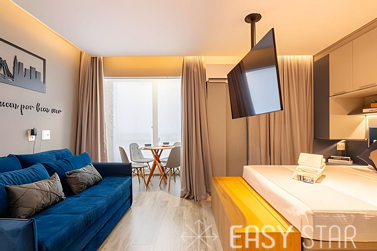 Easy Star - Luminoso studio em Pinheiros - IT01I