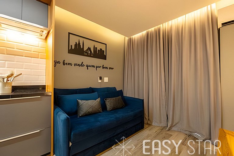 Easy Star - Luminoso studio em Pinheiros - IT01I