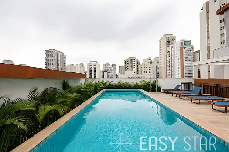 Easy Star - Luminoso studio em Pinheiros - IT01I