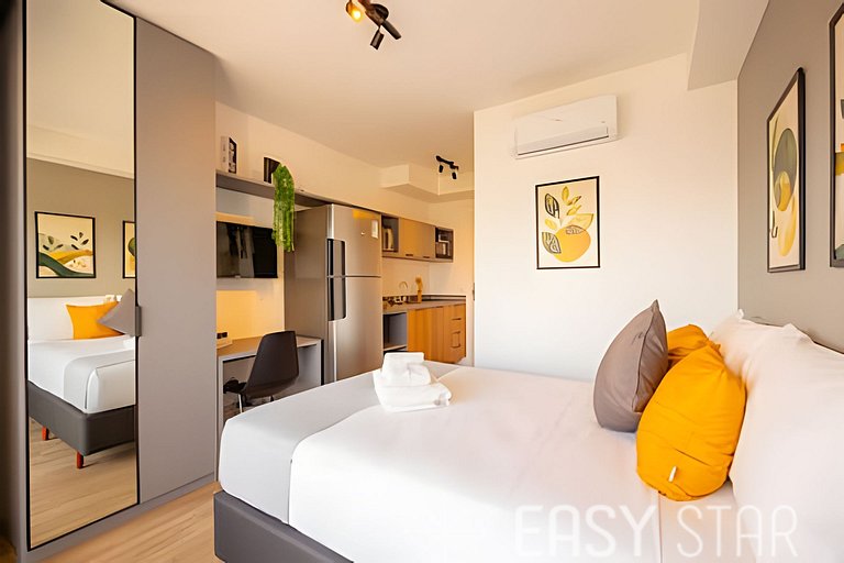 Easy Star - Studio com vista livre na Vila Mariana - JB03I