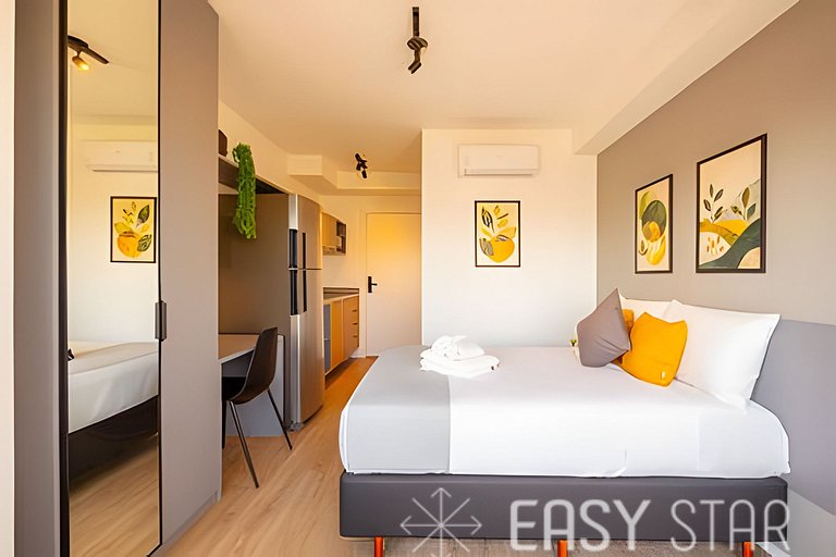 Easy Star - Studio com vista livre na Vila Mariana - JB03I