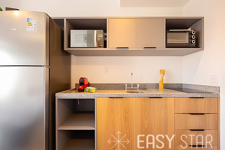 Easy Star - Studio com vista livre na Vila Mariana - JB03I