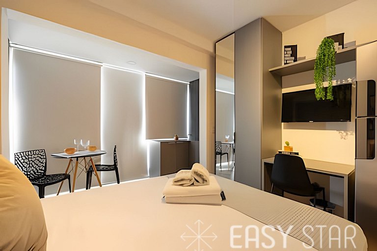 Easy Star - Studio com vista livre na Vila Mariana - JB03I