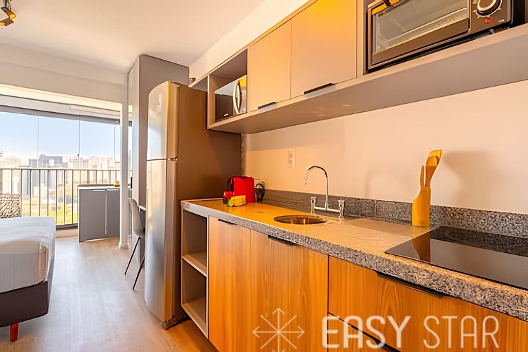 Easy Star - Studio com vista livre na Vila Mariana - JB03I