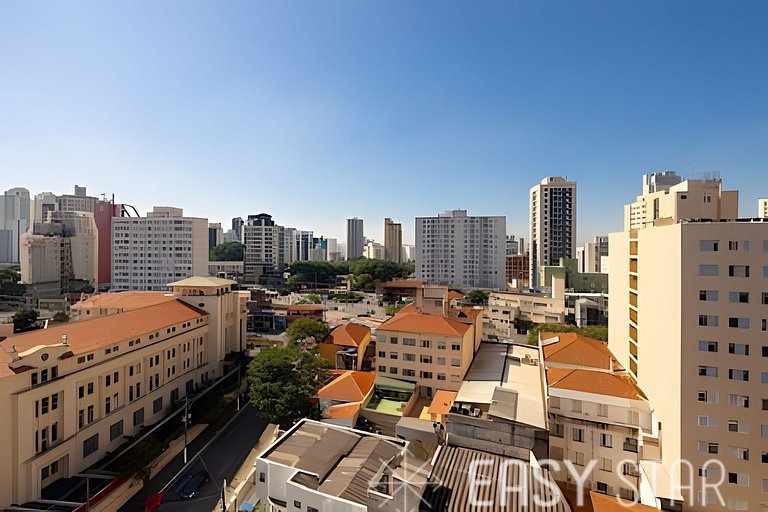 Easy Star - Bele stuidio com vista para a Vila Mariana - JB0