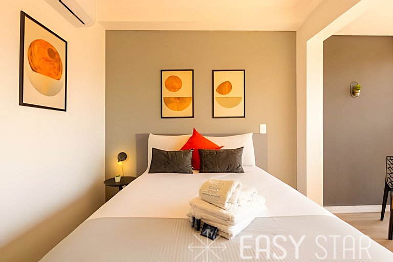 Easy Star - Bele stuidio com vista para a Vila Mariana - JB0