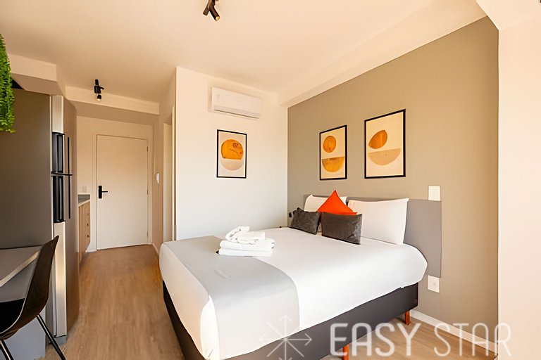 Easy Star - Bele stuidio com vista para a Vila Mariana - JB0