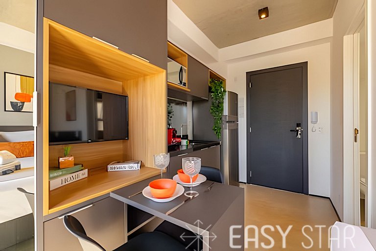 Easy Star - Studio com vista panorâmica da Bela Vista - JL01