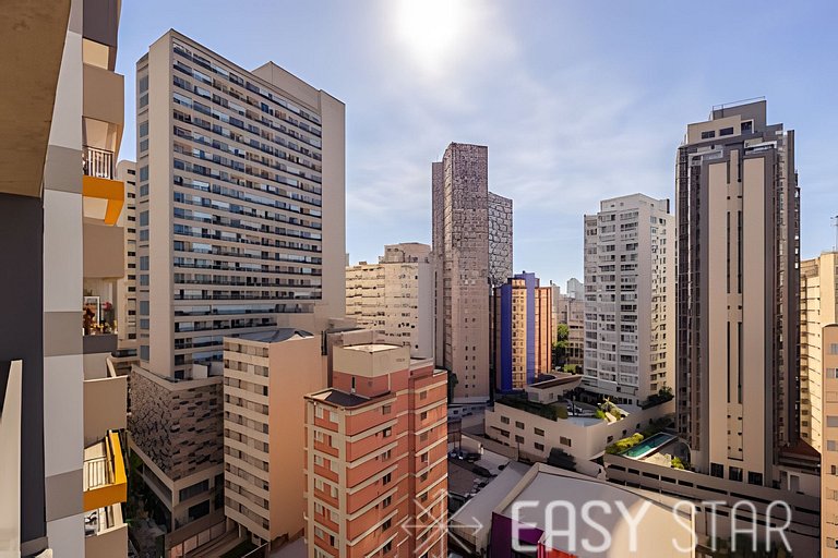 Easy Star - Studio com vista panorâmica da Bela Vista - JL01