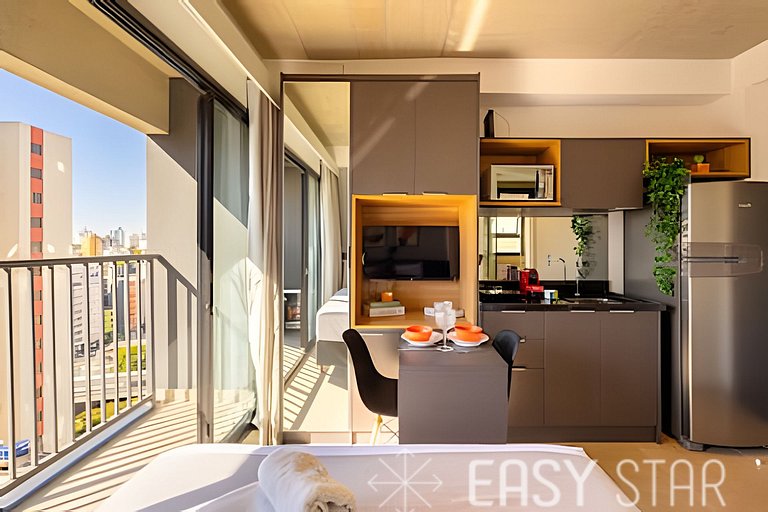 Easy Star - Studio com vista panorâmica da Bela Vista - JL01