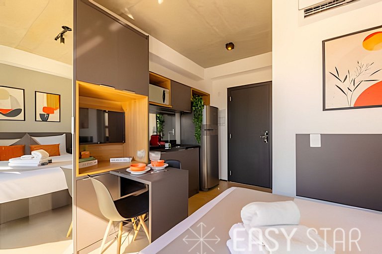 Easy Star - Studio com vista panorâmica da Bela Vista - JL01