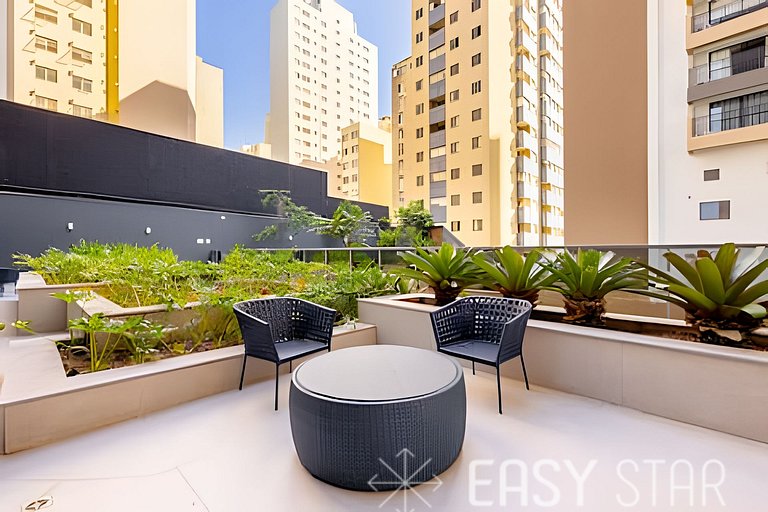 Easy Star - Studio com vista panorâmica da Bela Vista - JL01