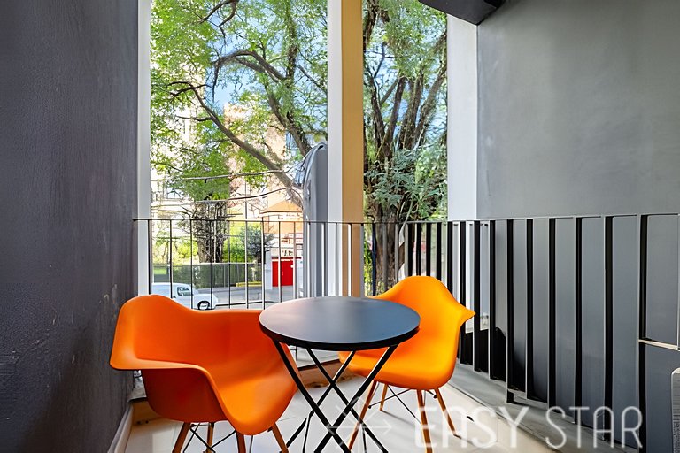 Easy Star - Studio contemporâneo com mezanino - JT01I