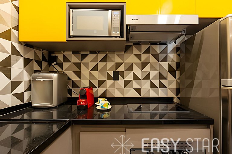 Easy Star - Studio contemporâneo com mezanino - JT01I