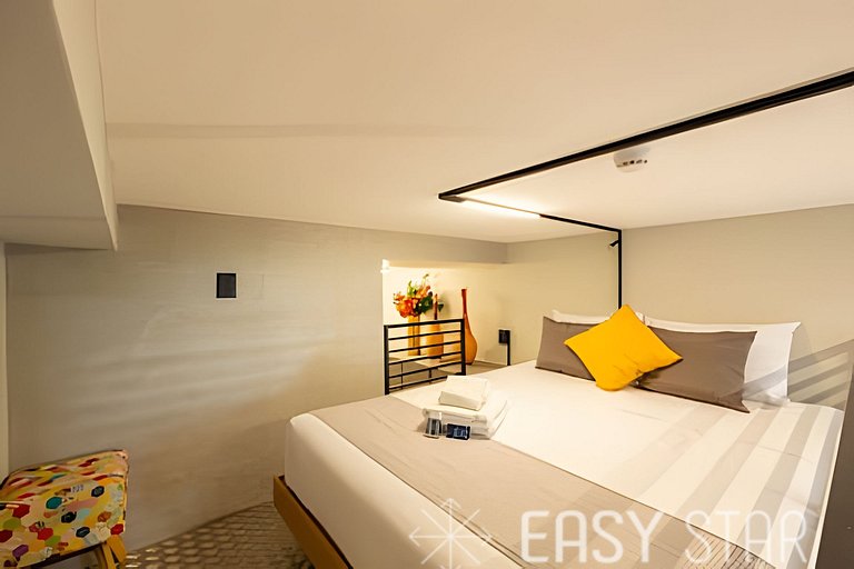 Easy Star - Studio contemporâneo com mezanino - JT01I