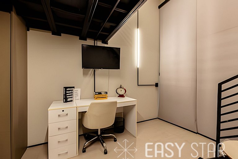 Easy Star - Studio contemporâneo com mezanino - JT01I