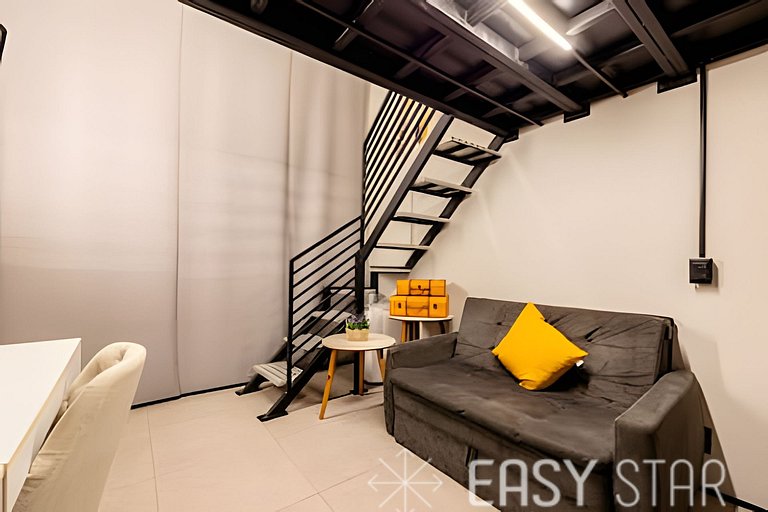 Easy Star - Studio contemporâneo com mezanino - JT01I