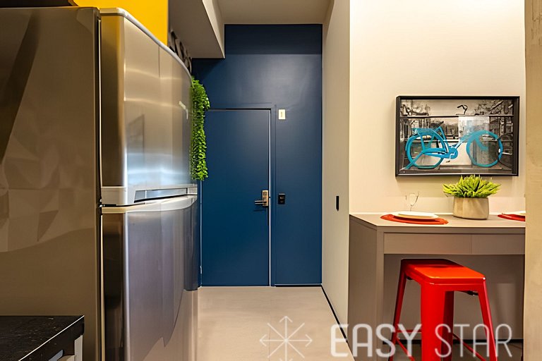 Easy Star - Studio contemporâneo com mezanino - JT01I