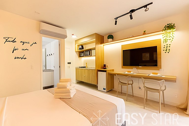 Easy Star - Aconchegante studio na charmosa Pinheiros - JT02