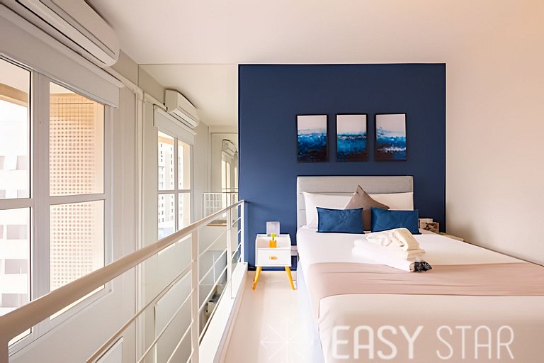 Easy Star - Charmoso duplex C/Vaga no coração do Itaim Bibi