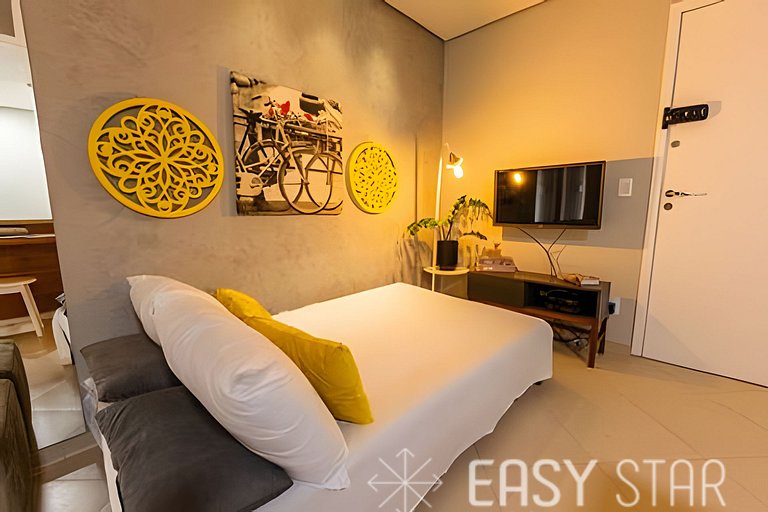 Easy Star - Charmoso duplex C/Vaga no coração do Itaim Bibi