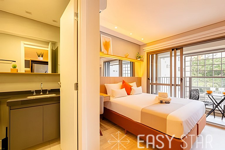 Easy Star – Encantador estudio en Novo Brooklin – KB03I