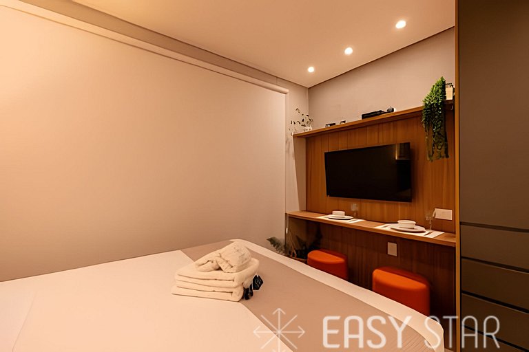 Easy Star - Charmoso studio no Novo Brooklin - KB03I