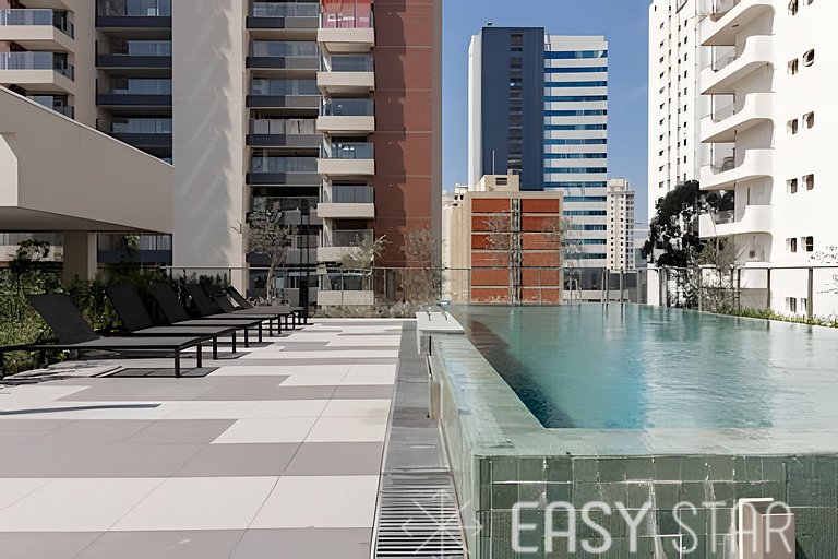 Easy Star - Charmoso studio no Novo Brooklin - KB03I