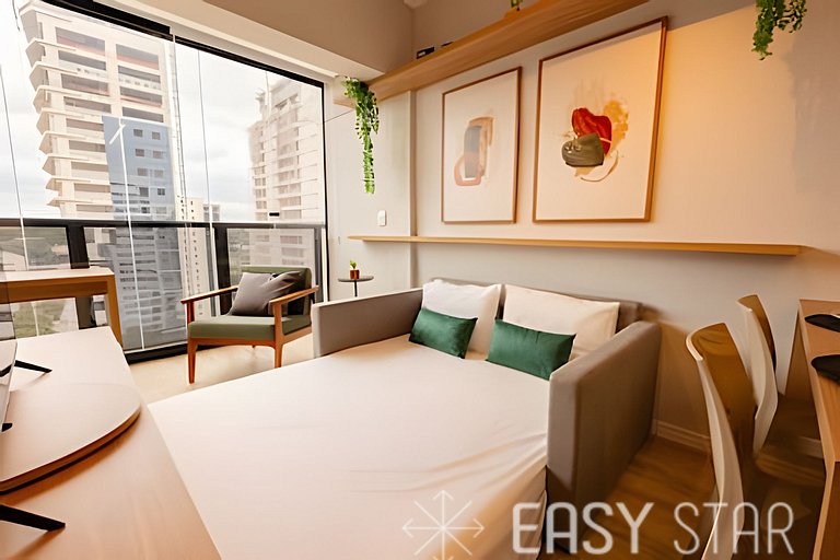 Easy Star - Belissimo studio no coração da Vila Olimpia - KC