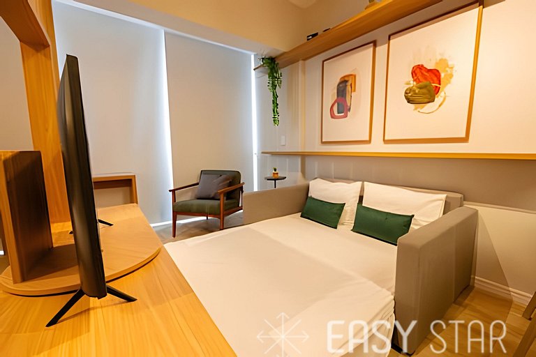 Easy Star - Belissimo studio no coração da Vila Olimpia - KC